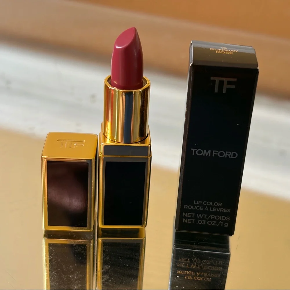 Tom Ford Lip Color Miniature Lipstick 1g 19 Runaway Rose New Authentic